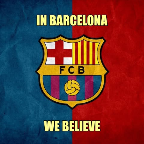 In Barcelona We Believe logo