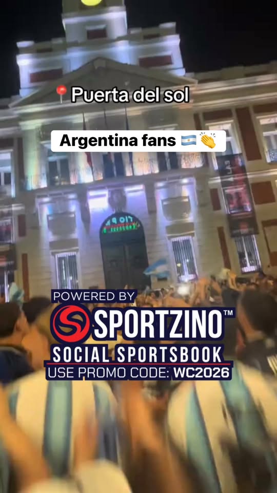 Argentina fans in Madrid · branded reel